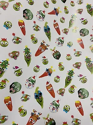£4.49 • Buy 4m 8m 12m 16m SPROUT CARROT FOOD WRAPPING PAPER BIRTHDAY CHRISTMAS PRESENTS KIDS