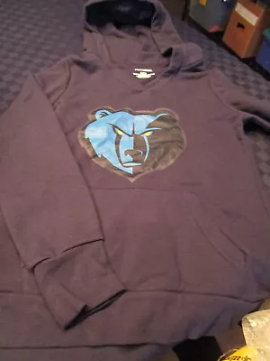 Nwt Fanatics Womens Nba Memphis Grizzlies V Neck Hooded Sweatshirt Blue Small • $21.59