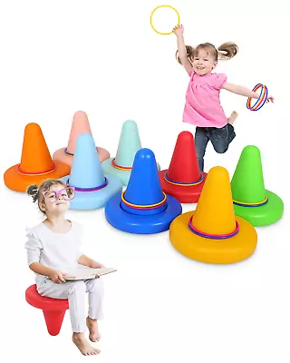 Autism Kids Swivel Chair Sensory Balance Unicorn Chair  With 16 Ring 8 Pack • $73.99