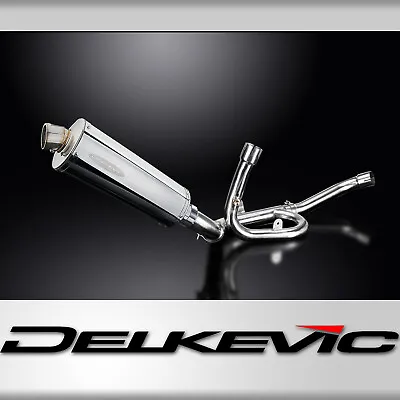 Suzuki V-Strom 1000 Delkevic  Slip On 14  Stainless Oval Exhaust 14-21 • $344.99
