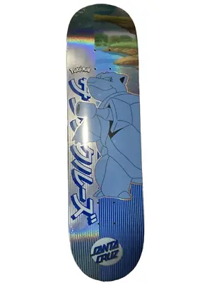 Santa Cruz X Pokemon Blastoise Skateboard Deck 8.0 X 31.6 Limited Edition • $572.72