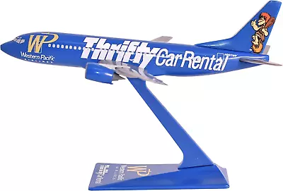 Western Pacific Thrifty 737-300 Airplane Miniature Model Plastic Snap-Fit 1:200  • $60.77