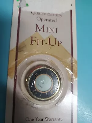 Mini Clock Insert 1 3/8 Inch Round Quartz Clock Fit-Up Movement Miniature • $4.75
