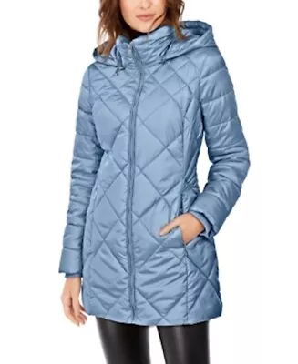 Marc New York By Andrew Marc Anorak Parka Womens Storm Blue Claremont Size S NEW • $49.99