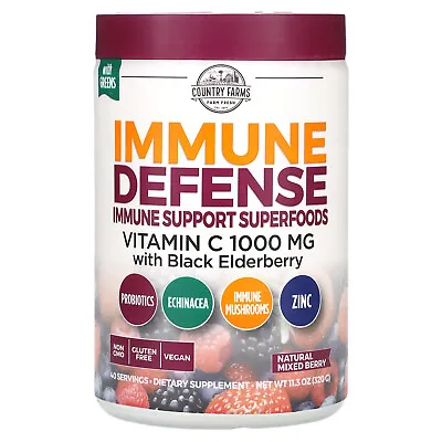 Immune Defense Natural Mixed Berry  11.3 Oz (320 G) • $17.49
