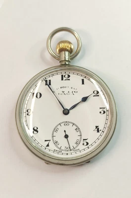 £120 • Buy Rare Antique 1920s GM Lane & Co Aeroplane Pilots Aviation Pocket Watch 15J GWO 