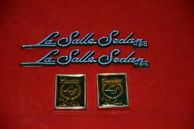 Vintage Cadillac Deville Eldorado Seville 4 Lasalle La Salle Roof Pillar Emblem  • $100