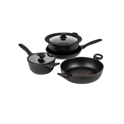 £143.99 • Buy Prestige Nesting Cookware Set - Non Stick Pans With Multi Size Lid - Pack Of 4