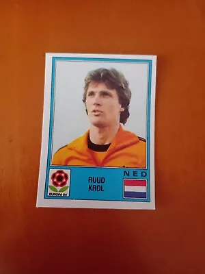 PANINI FOOTBALL ALBUM Europa 80 Number 62 Ruud Krol • £4.69