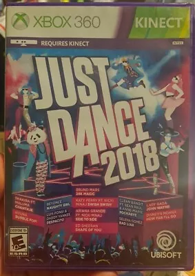 Just Dance 2018 (Microsoft Xbox 360 Kinect 2017) Missing Manual Needs Buffed  • $13.99