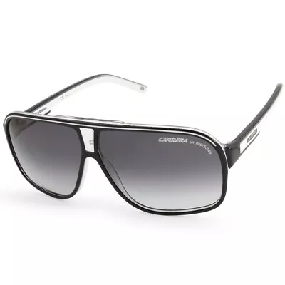 Carrera Grand Prix 2 T5C 08 Polished Black On Clear/Blue Gradient Men's Sunglass • $139.95