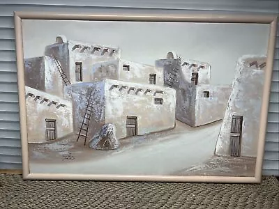 2 Myung  Mario  Jung -   Pueblo - Original Oil Painting *Sevens 7  • $149.99