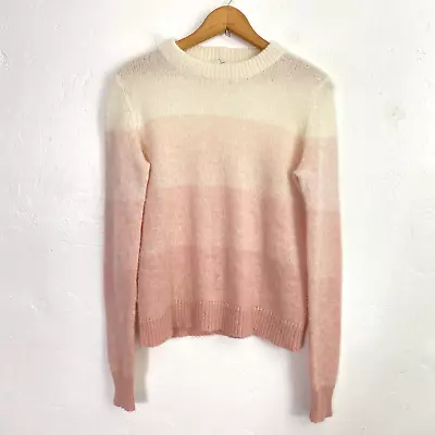 $20.21 • Buy Joie Wool Ombre Sweater Womens Size Small Pink Long Sleeve Alpaca