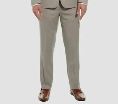 Vince Camuto Men's Slim Fit Wool Blend Lined Dress Pants In Gray 29W MSRP $98 • $24.50