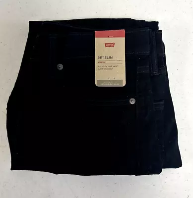 Levi’s Men’s 511 Slim Fit Jeans New 32x30 Black • $19.99