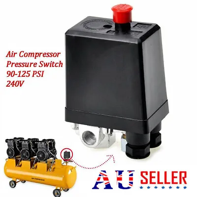 Air Compressor Switch Control Pressure Valve Replacement Parts 90PSI-125PSI • $20.99