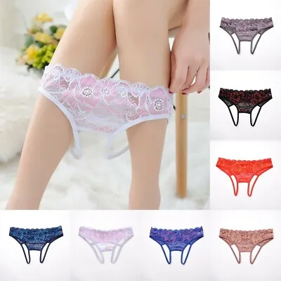 £3.97 • Buy Backless Briefs Crotchless Lingerie Panties See Through Sleepwear Underwear