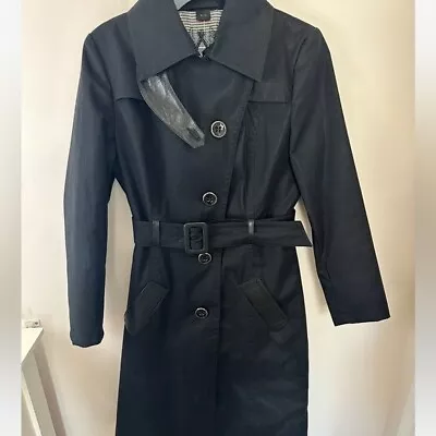 MACKAGE  Black Peacoat Belted Size Medium • $200