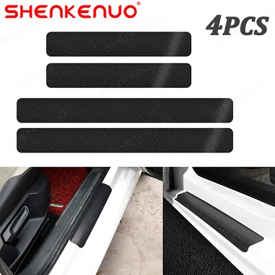 For Ford F-150 Carbon Door Sill Step Plate Scuff Cover Anti Scratch Protector • $8.99