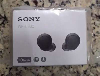 Sony WF-C500 Truly Wireless In Ear Bluetooth Earbud Headphones Black New Sealed! • $69