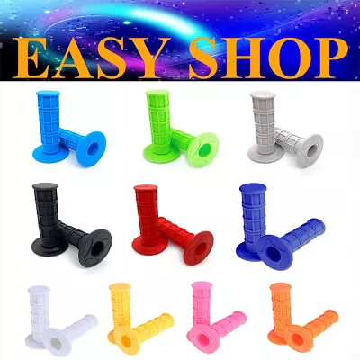 Motorcycle Handlebar Grip Dirt Pit Bike Motocross 7/8  Rubber Gel Hand Grips • $15.95