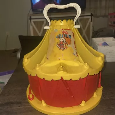 Vintage Weebles Wobble 1977 Hasbro Big Top Circus Tent With Swings • $17.60