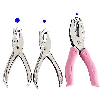 3 Pieces Single Hole Puncher Small Hole Punch Paper Hole Punch Mini Hole Punch E • $11.75