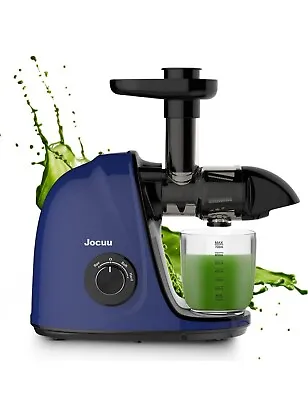 Jocuu Slow Masticating Juicer With 2 Modes 90% Juice Yield BLUE • $45.99