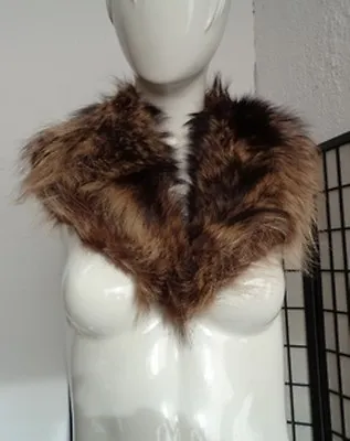 Mint Raccoon Racoon Fur Collar Wrap Scaf Women Woman Size 5  X 36  • $18.44