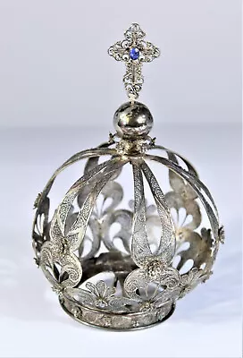 Madonna Portuguese Silver Crown 18th Century • $2100