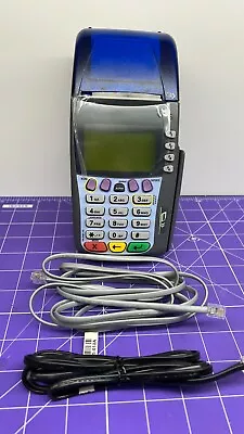 NOS  - Verifone Omni 3750 Credit Card Terminal Sorry No AC Adaptor • $9.98
