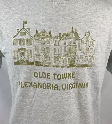 Vintage Virginia T Shirt Single Stitch Alexandria Large USA 80s 90s • $19.99