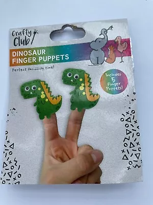 Kids Dinosaur Finger Puppet Sewing Kit Childrens Sewing UK Seller • £3.50