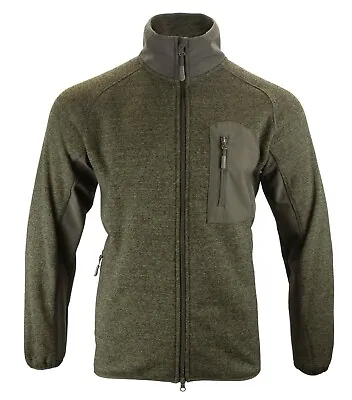 Jack Pyke Weardale Green Knitted Jacket Mens S-3xl Thermal Knit Fleece Hunting • £39.95