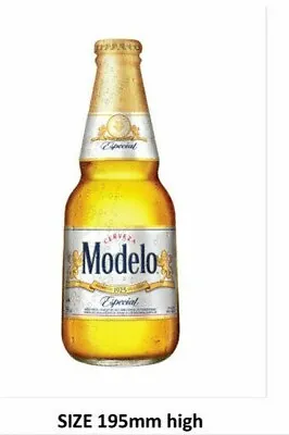 MODELO  BEER 4x4 STICKER Mancave Esky Fridge BOAT CAR Decal  • $4.35