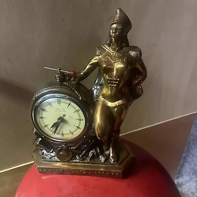 Vintage Cast Metal  Spelter United Majorette Clock L@@k • $50