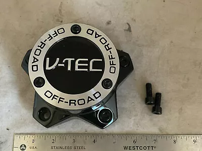 $42.50 • Buy V-Tec Off-Road Gloss Black 5 Lug Wheel Rim Hub Cover Center Cap C394GB-5 5x139.7
