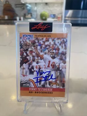 2023 Leaf Pro Set Metal - Vinny Testaverde - Encased Buyback Auto /75 BUCS • $19.98