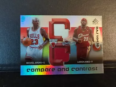 2005 UD Reflections Compare And Contrast  Jordan LeBron Kobe Carmelo #JJBA... • $6500