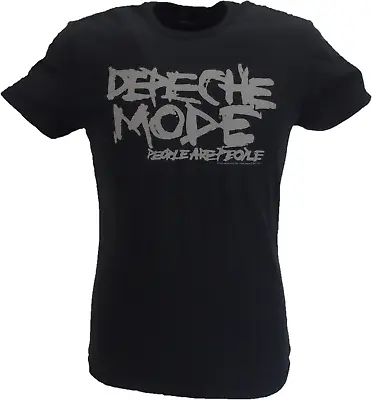 Ladies Black Official Depeche Mode People Are People T Shirt • $34.83