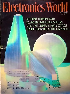 Ssb Comes To Marine Radio Electronics World  Magazine - May 1965 Vol 73 No 5 • $8.06