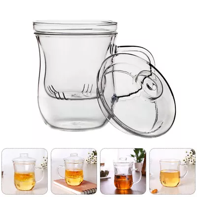 Clear Tea Cups Transparent Tea Cup Glass Tea Mug Glass Coffee Mug • $16.87
