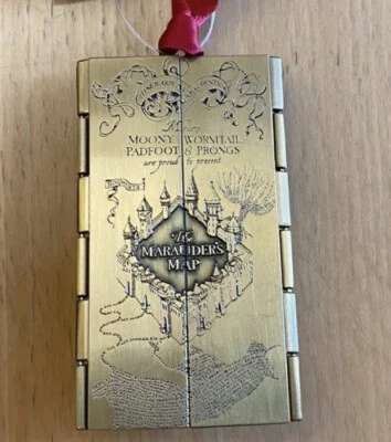 $32 • Buy Rare Harry Potter New York Store PROMO LIGHT UP MARAUDERS MAP CHRISTMAS ORNAMENT