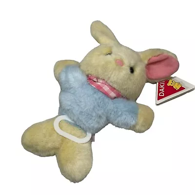 Dakin Bunny Rabbit Plush Musical Crib Pull Plays Peter Cottontail Baby Toy NEW • $19.99