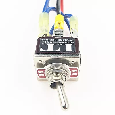 IndusTec DC Motor Polarity - Reversing Toggle Switch TPDT 2 Pos 12v  Maintained • $14.99