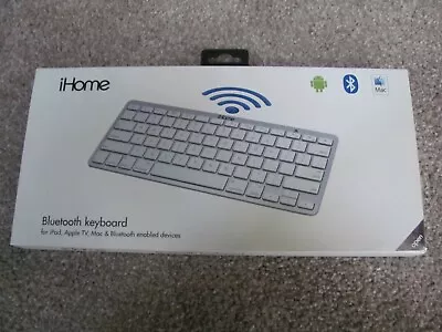 IHome IMAC-K111S Bluetooth Wireless Keyboard For Mac IPad Apple TV & Bluetooth • $49.98