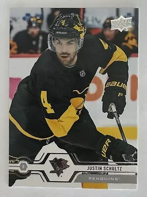 2019-20 Upper Deck Hockey #102 Justin Schultz - Pittsburgh Penguins • $1.50