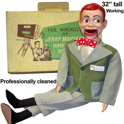 1958 JERRY MAHONEY Ventriloquist Dummy Puppet Doll Figure • $345