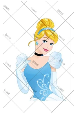 £3 • Buy 3 ,4 ,5 ,6  Pre Cut Cinderella  Half Body Edible Cake Toppers