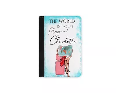 £9.95 • Buy Girl Personalised Passport Cover , Girl Passport Holder